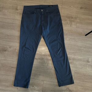 Bonobos Men's Dark Blue Slim 5-Pocket Chino